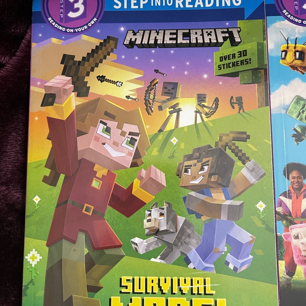 Minecraft Step Into Reading Book Set - Picture 4 of 4